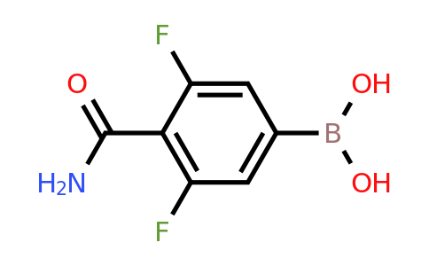 CAS 924279-82-3 | (4-Carbamoyl-3,5-difluorophenyl)boronic acid
