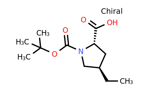 CAS 924304-81-4 | (2S,4R)-1-tert-butoxycarbonyl-4-ethyl-pyrrolidine-2-carboxylic acid