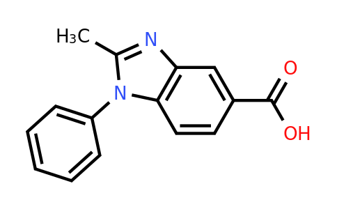 CAS 92437-43-9 | 2-Methyl-1-phenyl-1H-benzoimidazole-5-carboxylic acid