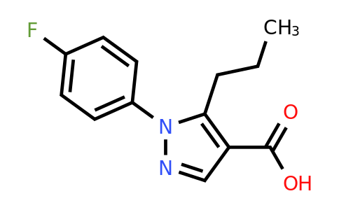 CAS 924644-70-2 | 1-(4-fluorophenyl)-5-propyl-1H-pyrazole-4-carboxylic acid