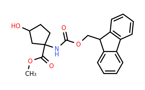 CAS 924817-61-8 | 1-(9H-Fluoren-9-ylmethoxycarbonylamino)-3-hydroxy-cyclopentanecarboxylic acid methyl ester