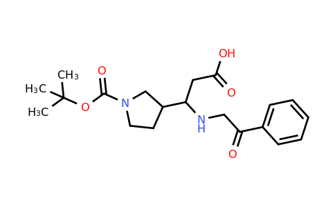 CAS 924817-70-9 | 3-[2-Carboxy-1-(2-oxo-2-phenyl-ethylamino)-ethyl]-pyrrolidine-1-carboxylic acid tert-butyl ester