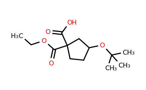 CAS 924817-71-0 | 1-(Ethoxycarbonyl)-3-tert-butoxycyclopentanecarboxylic acid