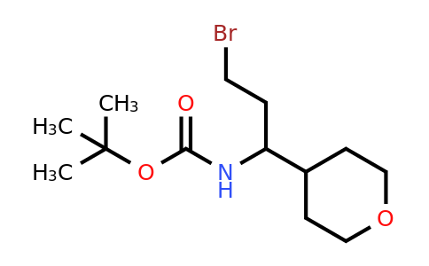 CAS 924817-72-1 | 1-(Boc-amino)-3-bromo-1-(4-tetrahydropyranyl)propane