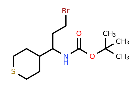 CAS 924817-73-2 | Tert-butyl [3-bromo-1-(tetrahydro-2H-thiopyran-4-YL)propyl]carbamate