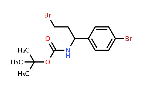 CAS 924817-79-8 | 1-(Boc-amino)-3-bromo-1-(4-bromophenyl)propane