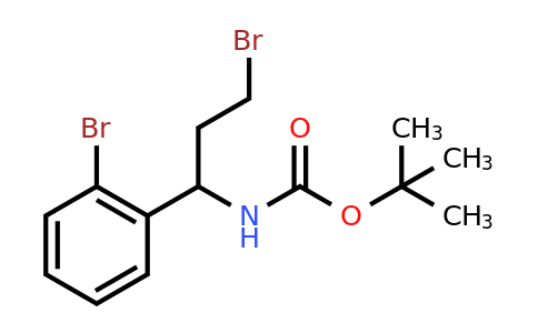 CAS 924817-80-1 | Tert-butyl 3-bromo-1-(2-bromophenyl)propylcarbamate