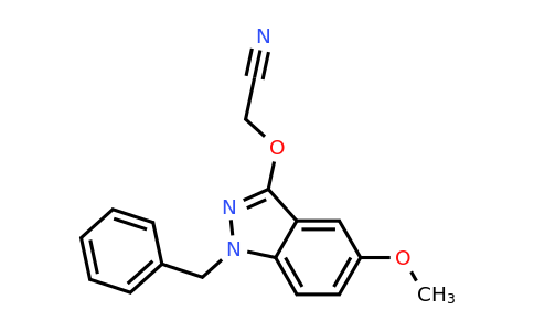 CAS 924817-89-0 | 2-(1-Benzyl-5-methoxy-1H-indazol-3-yloxy)acetonitrile