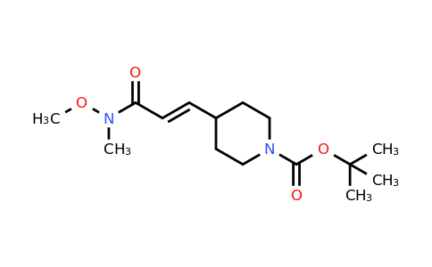 CAS 924817-92-5 | Tert-butyl 4-((1E)-3-[methoxy(methyl)amino]-3-oxoprop-1-EN-1-YL)piperidine-1-carboxylate
