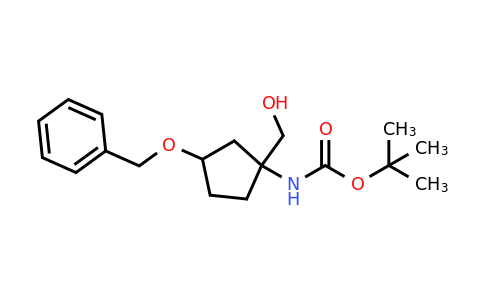 CAS 924817-96-9 | Tert-butyl 3-(benzyloxy)-1-(hydroxymethyl)cyclopentylcarbamate