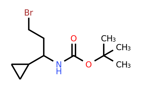 CAS 924817-97-0 | Tert-butyl 3-bromo-1-cyclopropylpropylcarbamate