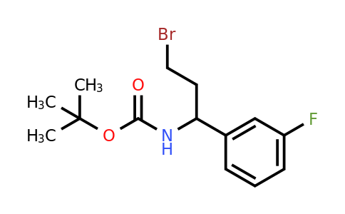 CAS 924817-99-2 | 1-(Boc-amino)-3-bromo-1-(3-fluorophenyl)propane