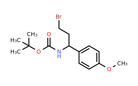CAS 924818-01-9 | 1-(Boc-amino)-3-bromo-1-(4-methoxyphenyl)propane