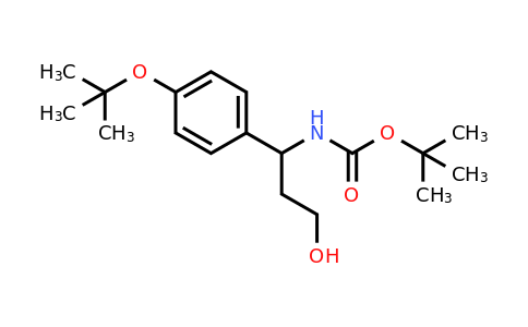 CAS 924818-04-2 | Tert-butyl 1-(4-tert-butoxyphenyl)-3-hydroxypropylcarbamate