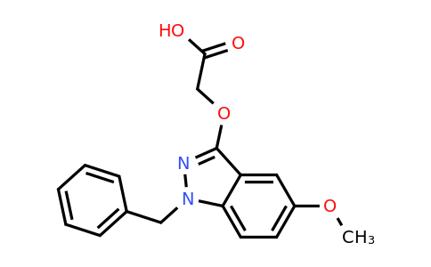 CAS 924818-11-1 | 2-(1-Benzyl-5-methoxy-1H-indazol-3-yloxy)acetic acid