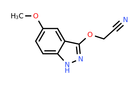 CAS 924818-14-4 | 2-(5-Methoxy-1H-indazol-3-yloxy)acetonitrile