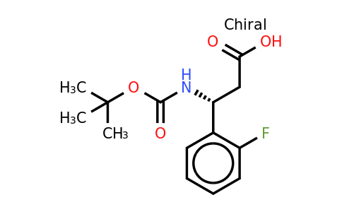 CAS 924823-26-7 | Boc-(R)-3-amino-3-(2-fluoro-phenyl)-propionic acid