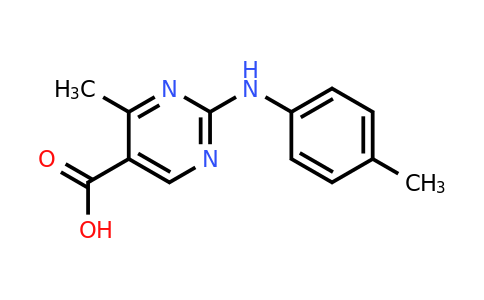 CAS 924834-90-2 | 4-Methyl-2-(p-tolylamino)pyrimidine-5-carboxylic acid