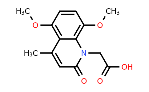 CAS 924844-13-3 | 2-(5,8-Dimethoxy-4-methyl-2-oxoquinolin-1(2H)-yl)acetic acid