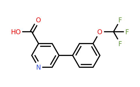 CAS 924854-23-9 | 5-[3-(Trifluoromethoxy)phenyl]pyridine-3-carboxylic acid