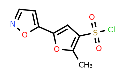 CAS 924865-06-5 | 5-(Isoxazol-5-yl)-2-methylfuran-3-sulfonyl chloride