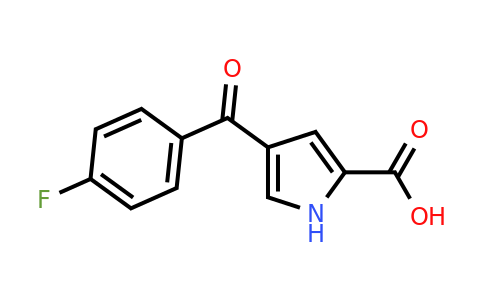 CAS 924868-85-9 | 4-(4-Fluorobenzoyl)-1H-pyrrole-2-carboxylic acid