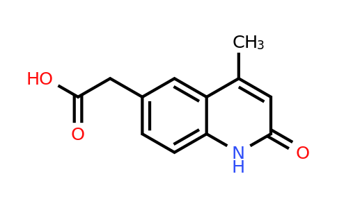 CAS 924871-18-1 | 2-(4-Methyl-2-oxo-1,2-dihydroquinolin-6-yl)acetic acid