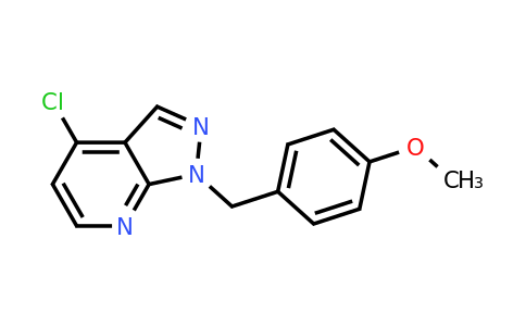 CAS 924909-17-1 | 4-chloro-1-[(4-methoxyphenyl)methyl]pyrazolo[3,4-b]pyridine