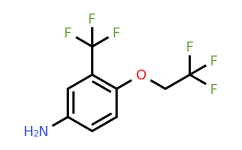 CAS 924909-21-7 | 4-(2,2,2-Trifluoroethoxy)-3-(trifluoromethyl)-aniline