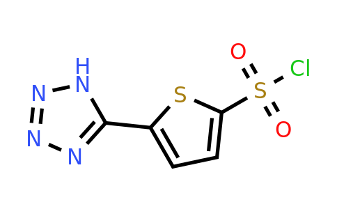 5-(1h-tetrazol-5-yl)thiophene-2-sulfonyl chloride