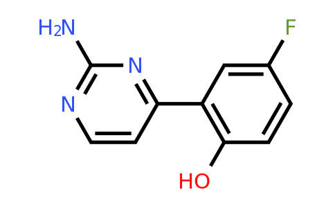 CAS 925003-49-2 | 2-(2-Aminopyrimidin-4-yl)-4-fluorophenol