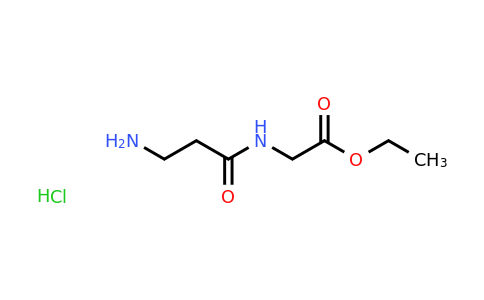 CAS 92503-20-3 | ethyl 2-(3-aminopropanamido)acetate hydrochloride