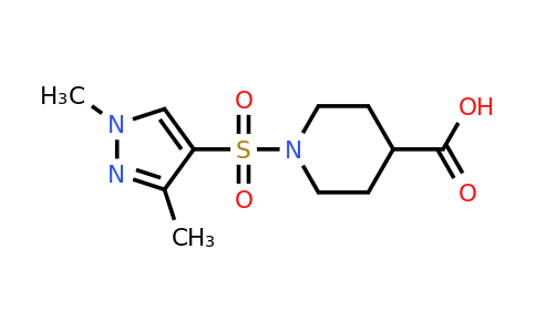 CAS 925145-54-6 | 1-((1,3-Dimethyl-1H-pyrazol-4-yl)sulfonyl)piperidine-4-carboxylic acid