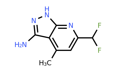 CAS 925146-05-0 | 6-(Difluoromethyl)-4-methyl-1H-pyrazolo[3,4-b]pyridin-3-amine