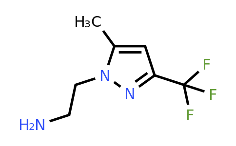 CAS 925154-89-8 | 2-(5-Methyl-3-(trifluoromethyl)-1H-pyrazol-1-yl)ethanamine