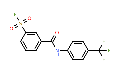 CAS 92520-37-1 | 3-((4-(Trifluoromethyl)phenyl)carbamoyl)benzene-1-sulfonyl fluoride