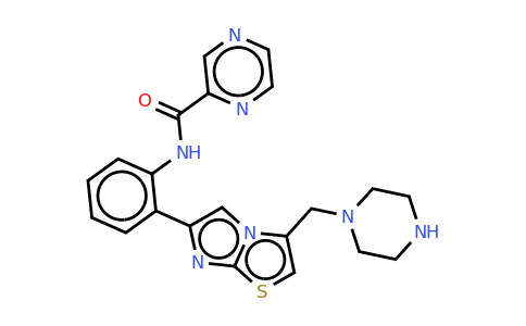 CAS 925435-54-7 | N-(2-(3-(piperazin-1-ylmethyl)imidazo[2,1-B]thiazol-6-YL)phenyl)pyrazine-2-carboxamide