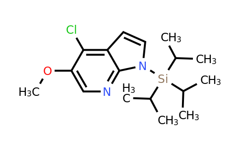 CAS 926004-73-1 | 1H-Pyrrolo[2,3-B]pyridine, 4-chloro-5-methoxy-1-[tris(1-methylethyl)silyl]-