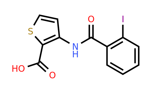 CAS 926186-87-0 | 3-(2-Iodobenzamido)thiophene-2-carboxylic acid