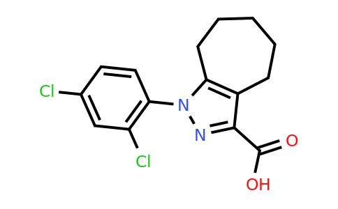 CAS 926190-36-5 | 1-(2,4-Dichlorophenyl)-1H,4H,5H,6H,7H,8H-cyclohepta[c]pyrazole-3-carboxylic acid