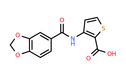 CAS 926192-73-6 | 3-(2H-1,3-Benzodioxole-5-amido)thiophene-2-carboxylic acid
