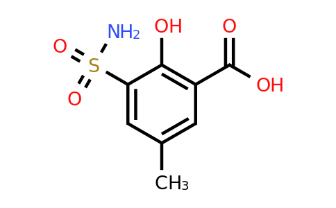 CAS 926193-62-6 | 2-Hydroxy-5-methyl-3-sulfamoylbenzoic acid