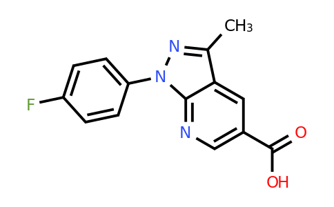 CAS 926193-95-5 | 1-(4-Fluorophenyl)-3-methyl-1H-pyrazolo[3,4-b]pyridine-5-carboxylic acid