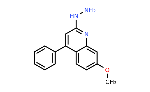 CAS 926194-52-7 | 2-Hydrazinyl-7-methoxy-4-phenylquinoline
