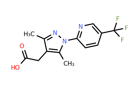 CAS 926194-97-0 | 2-{3,5-dimethyl-1-[5-(trifluoromethyl)pyridin-2-yl]-1H-pyrazol-4-yl}acetic acid