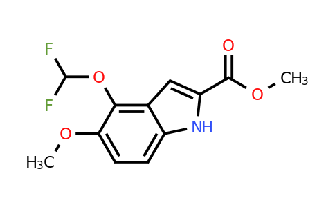 CAS 926199-54-4 | Methyl 4-(difluoromethoxy)-5-methoxy-1H-indole-2-carboxylate