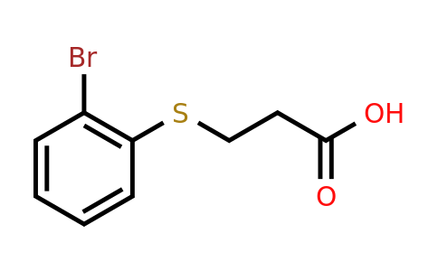 CAS 926200-07-9 | 3-[(2-Bromophenyl)sulfanyl]propanoic acid