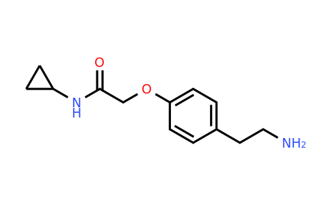 CAS 926200-66-0 | 2-[4-(2-Aminoethyl)phenoxy]-N-cyclopropylacetamide