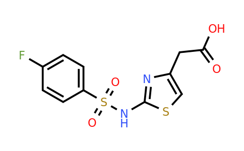 CAS 926202-75-7 | 2-(2-(4-Fluorophenylsulfonamido)thiazol-4-yl)acetic acid