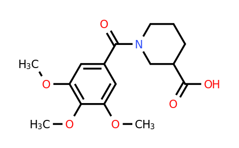 CAS 926202-97-3 | 1-(3,4,5-trimethoxybenzoyl)piperidine-3-carboxylic acid